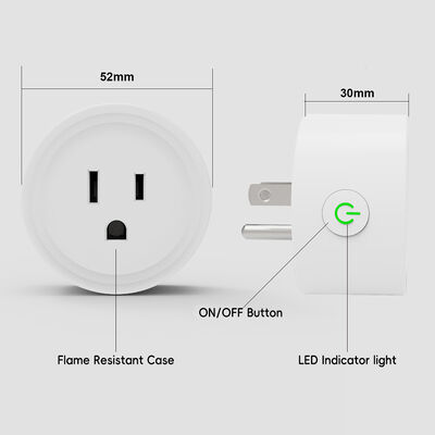 Καλή τιμή. Σχολικό σπίτι Alexa Google Wifi Smart Plug 220v 300g λευκό OEM σε απευθείας σύνδεση