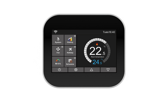 Σούπερ μάρκετ Bluetooth Smart WiFi θερμοστάτες 240v για ατομικό δωμάτιο