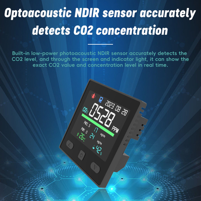 Good price Το Tuya Smart Indoor CO2 Meter Voc Air Quality Monitor ανίχνευση θερμοστάτη σε απευθείας σύνδεση