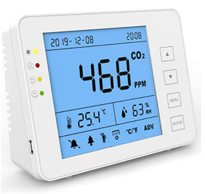 Good price 20ppm εσωτερικό μετρητή CO2 καταγραφής δεδομένων έξυπνος οικιακός μετρητής ποιότητας αέρα σε απευθείας σύνδεση