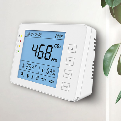 Καλή τιμή. HVAC NDIR Εσωτερικό CO2 Tvoc Παρατηρητής ποιότητας αέρα Μετρητής LCD οθόνη σε απευθείας σύνδεση