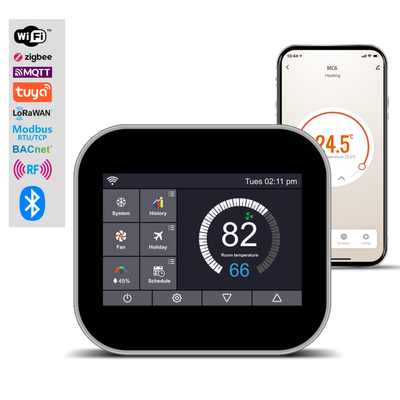 Πιστοποιημένο CE/FCC Tuya Smart WiFi Θερμοστάτη Ασύρματος Προγραμματιζόμενος Ελεγκτής για συστήματα θερμοκρασίας υπογείου HVAC Οικιακή εμπορική χρήση