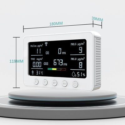 Καλή τιμή. PT02 Plus Smart Indoor Air Quality Monitor - 8-in-1 (Pollen/CO/CO2/PM) Wi-Fi Tuya APP RS485 Data Export, IoT Controller for Home & Office σε απευθείας σύνδεση