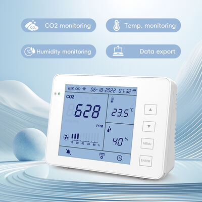 Καλή τιμή. Αναφορτιζόμενος ανιχνευτής διοξειδίου του άνθρακα ∆ημηνευτής NDIR εσωτερικού χώρου για ακριβή παρακολούθηση του αέρα σε απευθείας σύνδεση