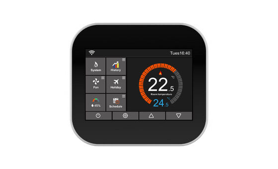 Ασφαλές WiFi Έξυπνο Θερμοστάτη Σπιτιού με Κλείδωμα για Παιδιά & Προστασία από τον Παγετό | Ακριβής Έλεγχος Αισθητήρα NTC