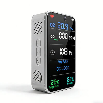 Καλή τιμή. Βιομηχανικός Ασύρματος Ανιχνευτής Αερίων 7-σε-1 O2 και CO Monitor Μπαταρία 3000mAh Ειδοποιήσεις Cloud Wi-Fi Εφαρμογή SD Καταγραφή ATEX Αντιεκρηκτικός σε απευθείας σύνδεση