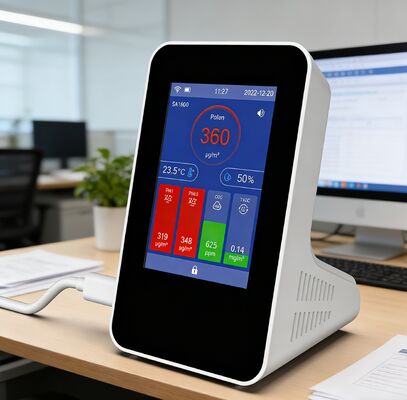 Καλή τιμή. WiFi Bluetooth Air Quality Monitor 1800 - 7-in-1 Πολλαπλός ανιχνευτής αερίων με 3,5 ιντσών χρωματική οθόνη αφής σε απευθείας σύνδεση