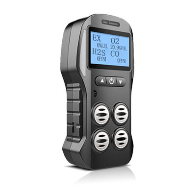 Καλή τιμή. Χονδρικής πώλησης X-4 4-σε-1 Φορητός Ανιχνευτής Αερίου - EX/O2/CO/H2S Καταγραφή Δεδομένων Πολλαπλών Γλωσσών Μπαταρία 2000mAh σε απευθείας σύνδεση