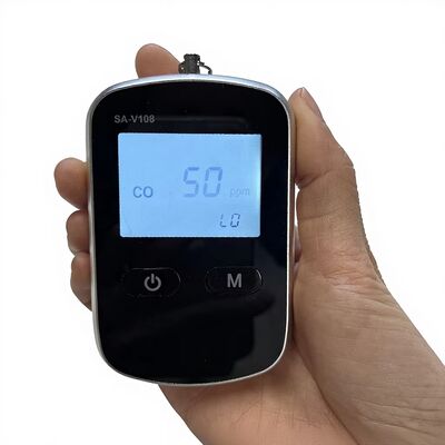 Φορητός Ανιχνευτής Μονοξειδίου του Άνθρακα - Φορητό Μοντέλο CO Υψηλής Ακρίβειας με Οθόνη LCD, Συναγερμός Ήχου & Φωτός για Ασφάλεια στο Σπίτι, Ταξίδια & Κατασκήνωση