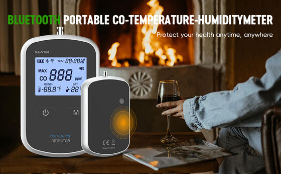 Ο απόλυτος ανιχνευτής CO ταξιδιών - Υπερ-μεταφορτώσιμο συναγερμό μονοξειδίου του άνθρακα για δωμάτια ξενοδοχείων, Airbnbs & αεροπορικά ταξίδια - ελαφρύ & USB επαναφορτιζόμενο